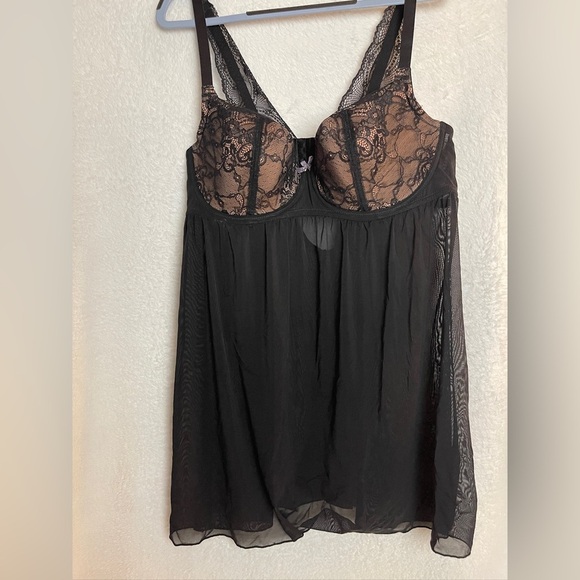 Adore Me Other - Adore Me Black Lace Chemise